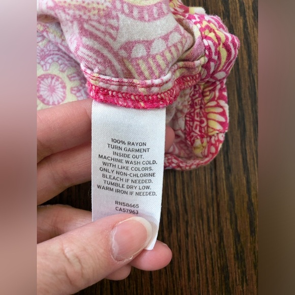 Tucker + Tate Girls 4Y Sleeveless A-Line Pocket Dress w/Geometric Floral Design - Picture 6 of 8